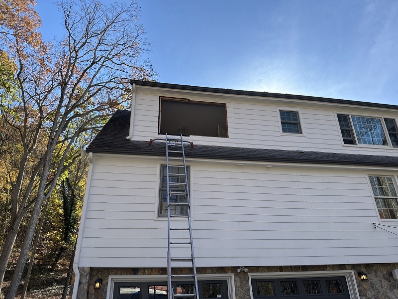 Refusing to accept a new window in Wilton, CT